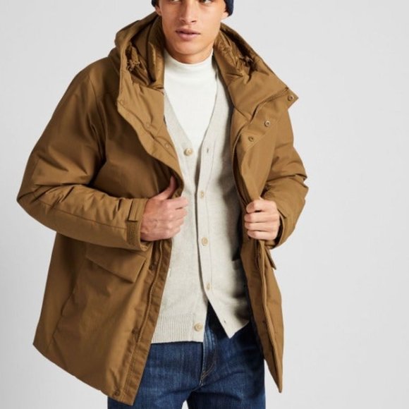 Uniqlo Jackets \u0026 Coats | Uniqlo Hybrid Down Outerwear Coat Men Size L | Color: Cream/White | Size: L | Ana_Fashion's Closet